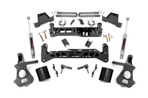 GMC Sierra 1500 Suspension Lift Kit - Rough Country - 7 Inch, Cast Steel - '14-'18